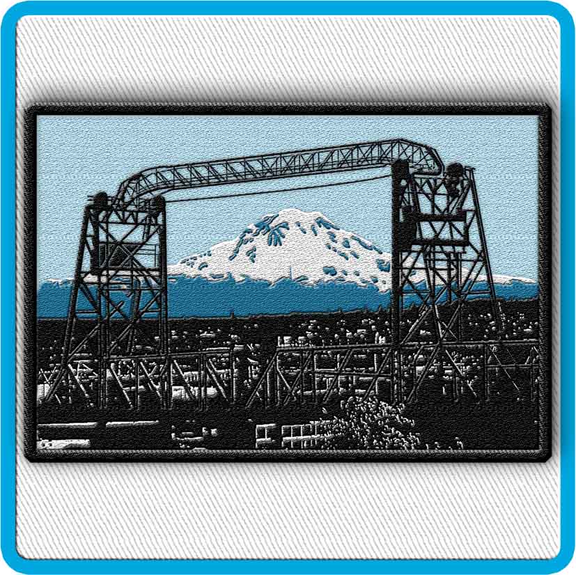 Fine Woven Embroidery Custom Patch Design from Discount Embroidery.com Fine Woven Embroidery Custom Patch Design from Discount Embroidery.com