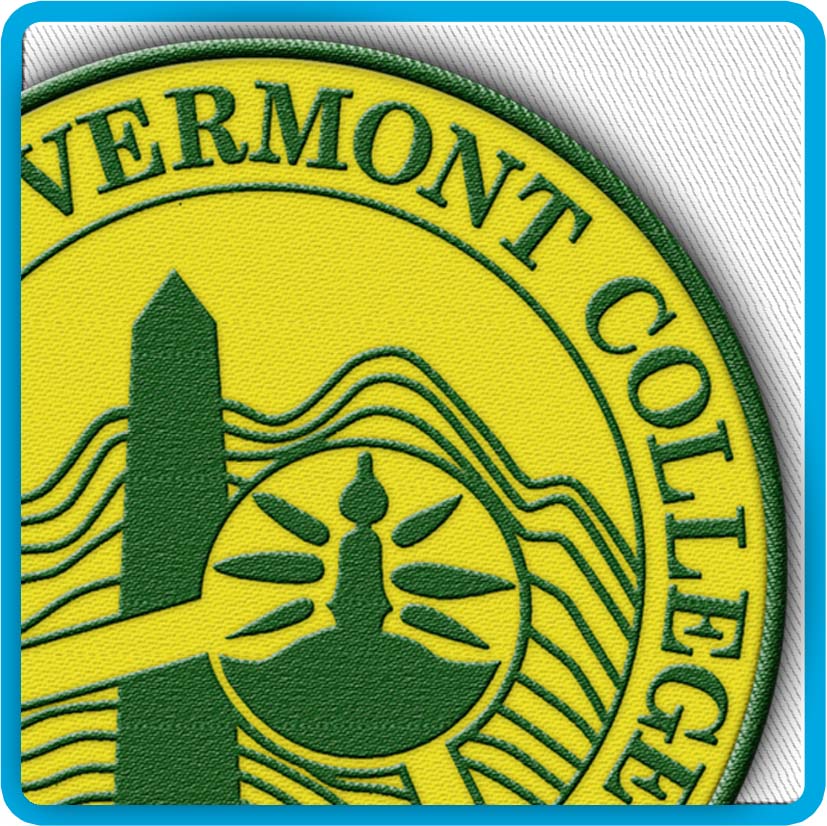 Custom Embroidered Merrowed Border Patch Design from Discount Embroidery.com Custom Embroidered Merrowed Border Patch Design from Discount Embroidery.com